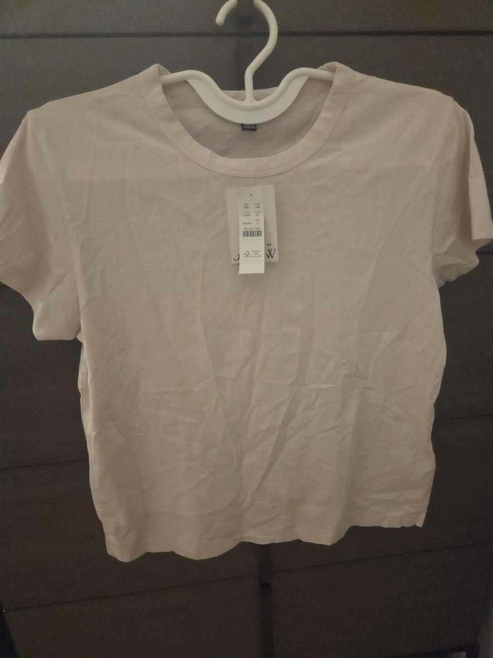 J. Crew Short-Sleeve Crewneck Tee in Light Pink